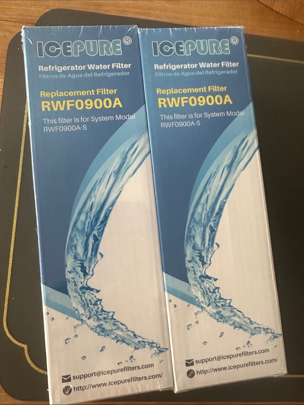 RWF0900A Replacement Refrigerator Water Filter - 2 pack